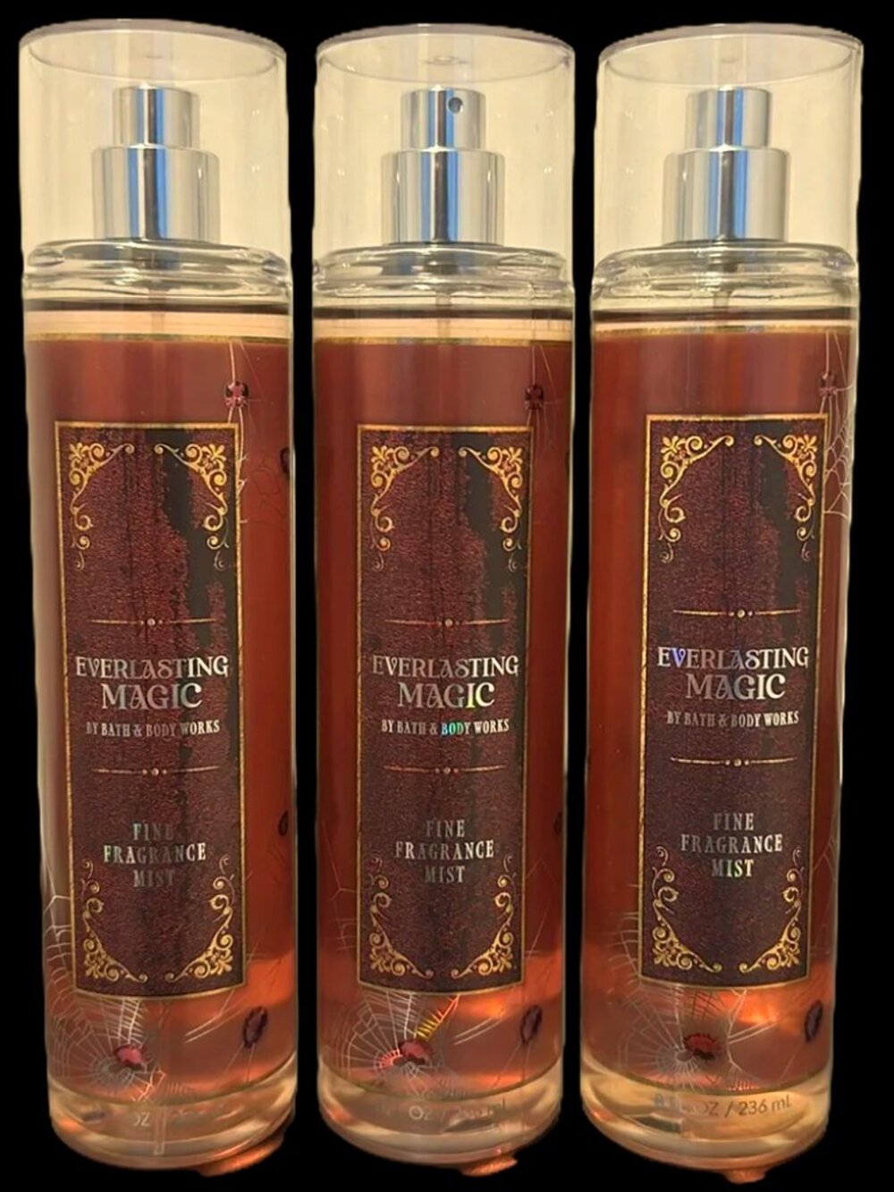 BATH AND BODY WORKS EVERLASTING MAGIC FINE FRAGRANCE MIST SET OF 3